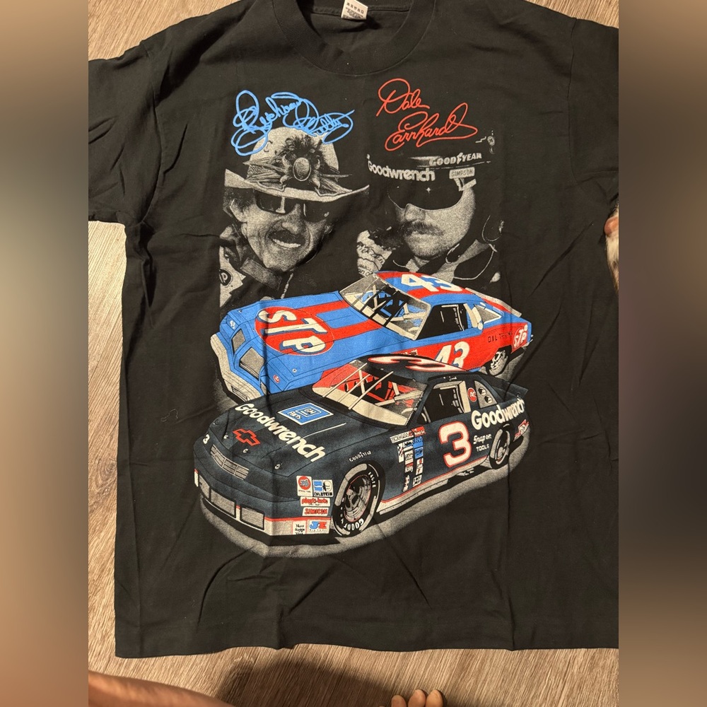 Vintage 90’s Dale Earnhardt & Richard Petty Nascar Winston Cup Champions Shirt